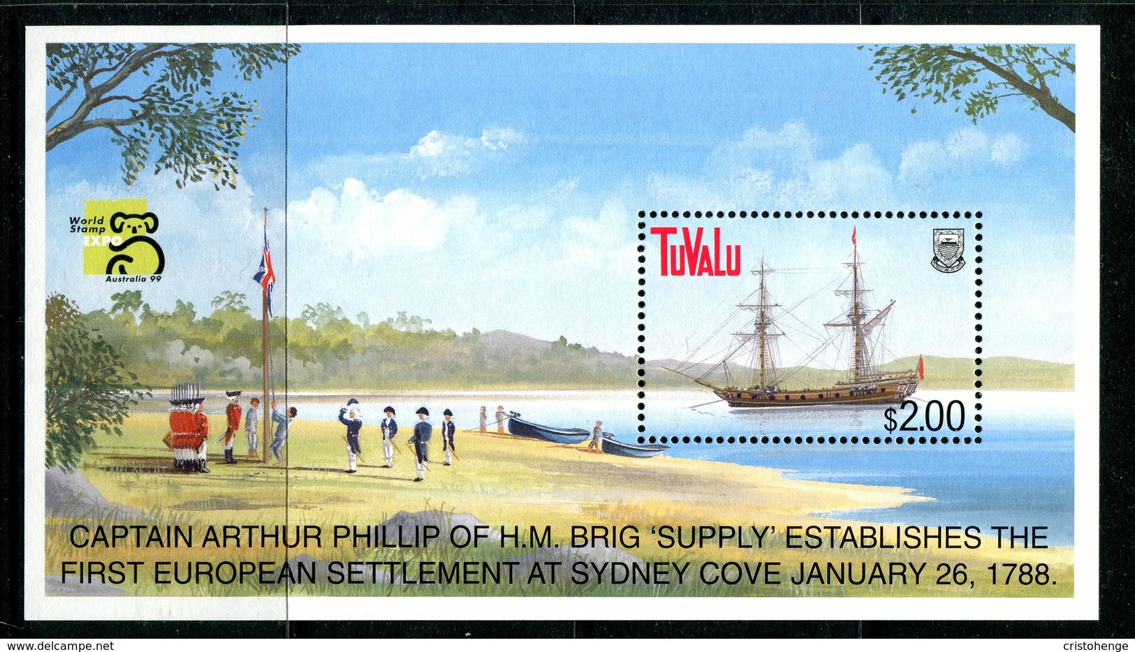 Tuvalu 1999 Australia '99 - Ships - 6th Issue MS MNH (SG MS836) - Tuvalu