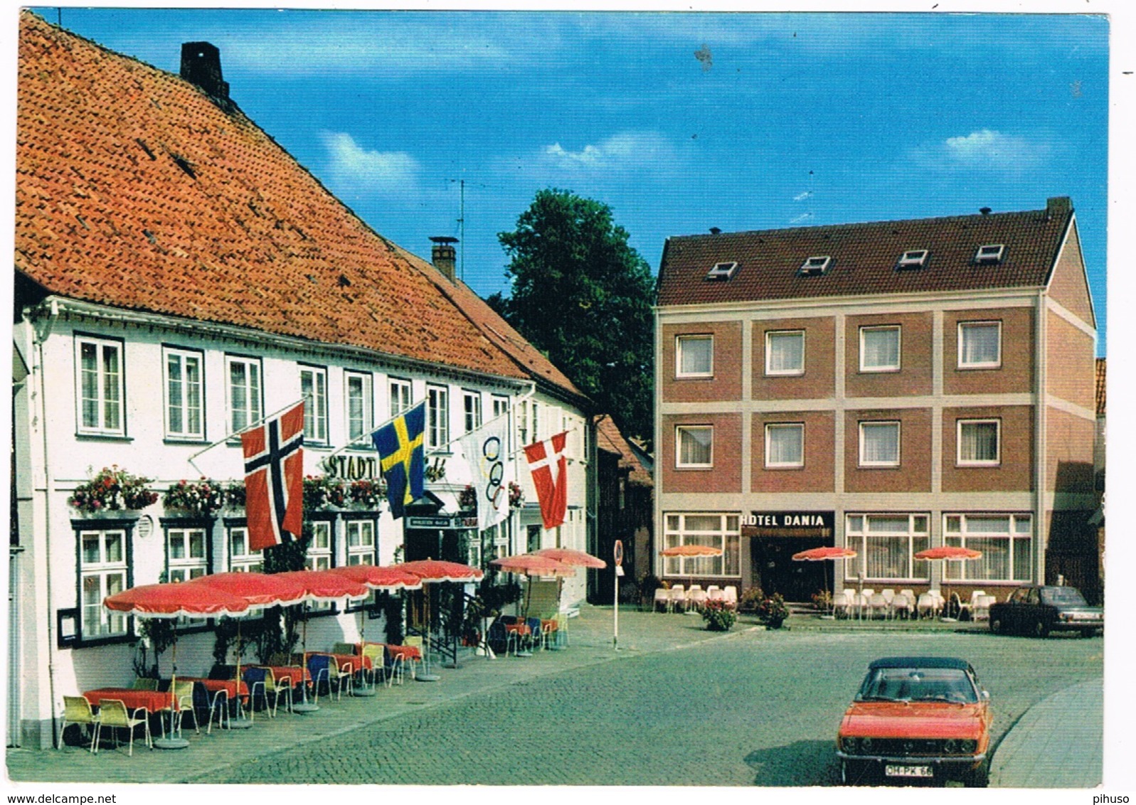 D-8929   EUTIN : Hotel Stadt Kiel ( With Opel MANTA A ) - Eutin