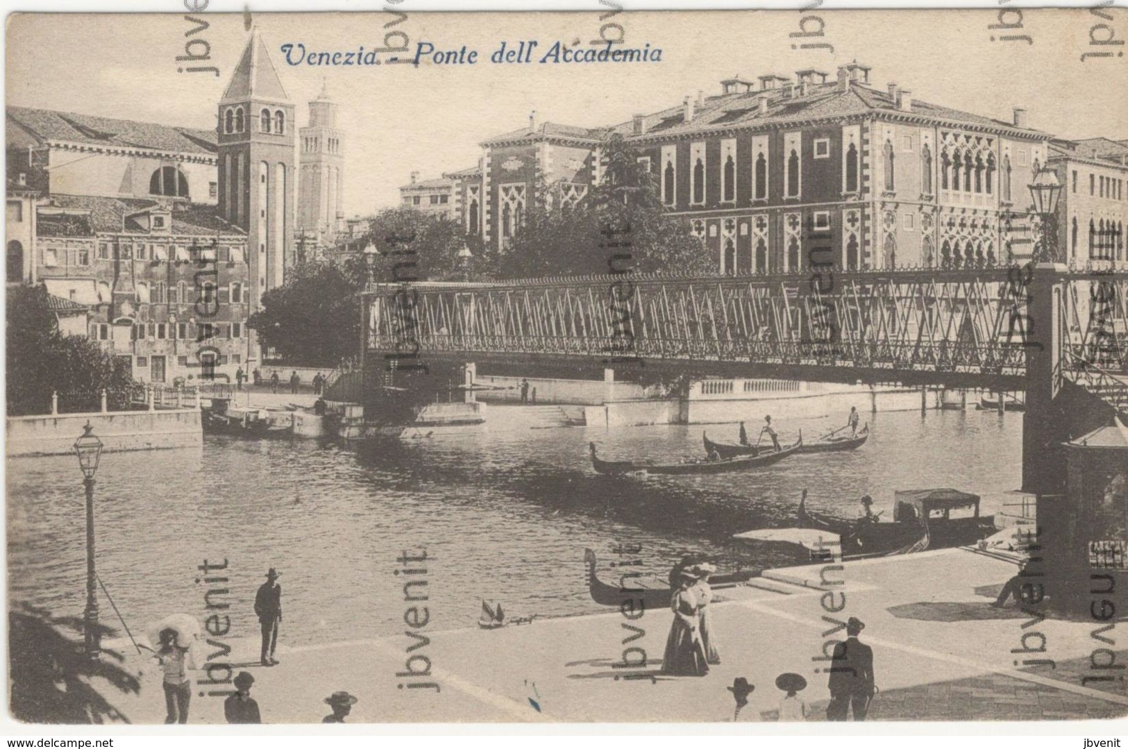 VENEZIA - Ponte Dell'ACCADEMIA - Primi '900 (animata) - Venezia (Venice)