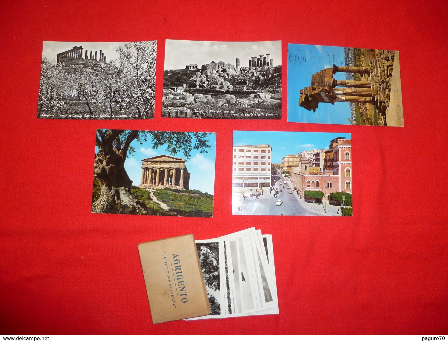 Lotto 25 Cartoline Agrigento Compreso Mini Libretto Sicilia - Agrigento