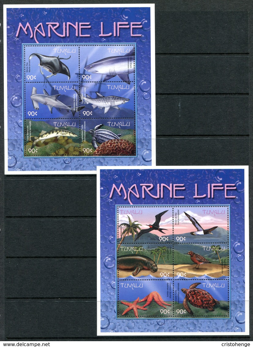 Tuvalu 2000 Marine Life Sheetlet (6) Set MNH (SG 877-912) - Tuvalu