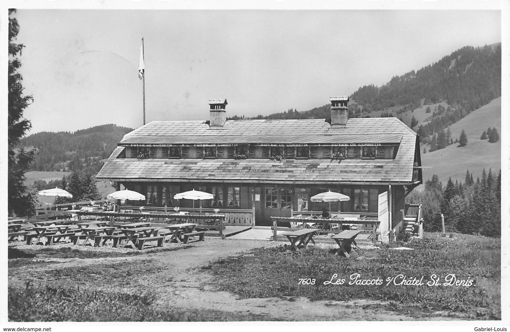 Les Paccots S/ Châtel St. Denis Restaurant De Corbettaz - Châtel-Saint-Denis