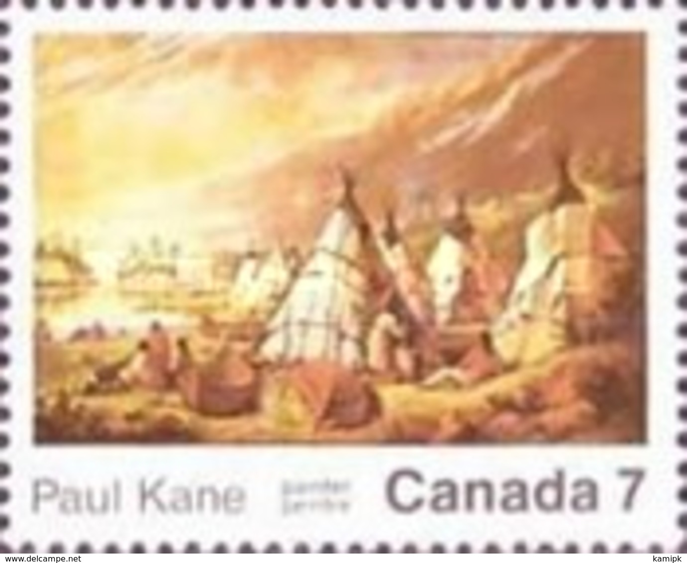 USED STAMPS Canada - The 100th Anniversary Of The Death Of Paul Kane-1989 - Used Stamps