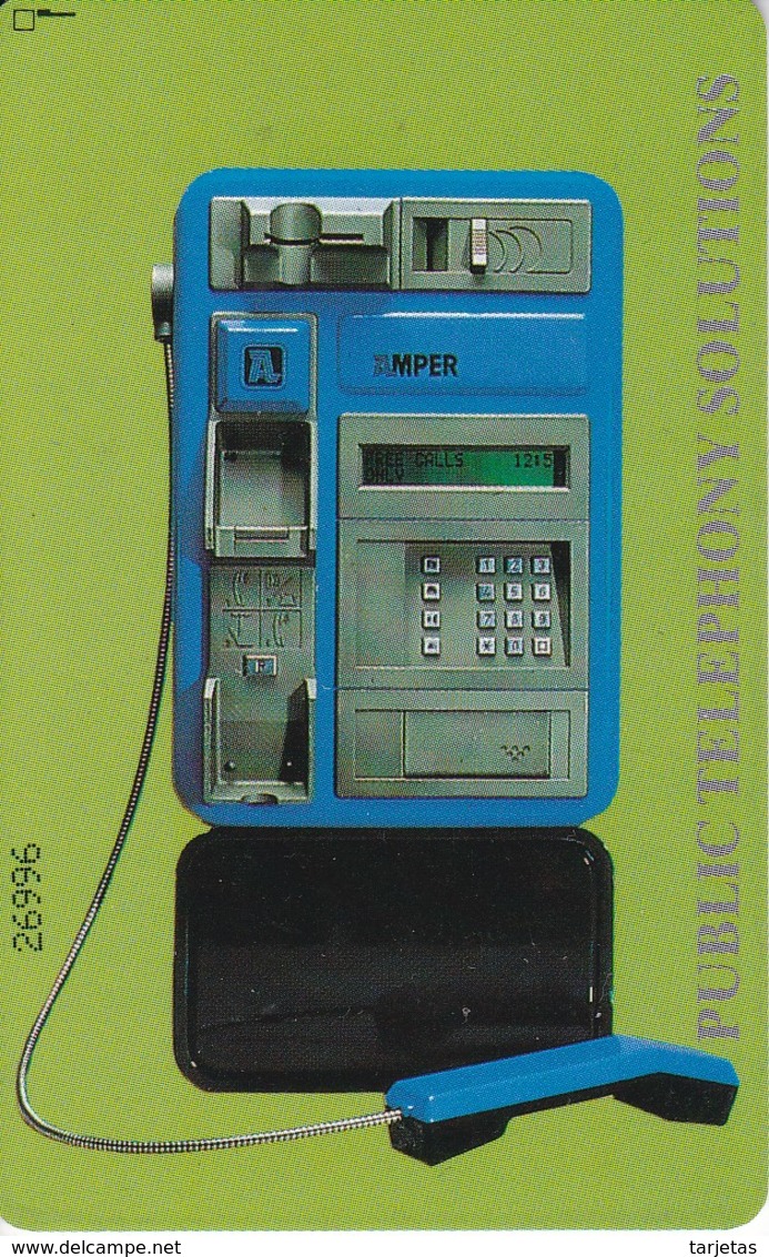 TS-001/A TARJETA DE AMPER DE PRUEBA TELEFONO PÚBLICO CHIP F-5 - Tests & Servicios