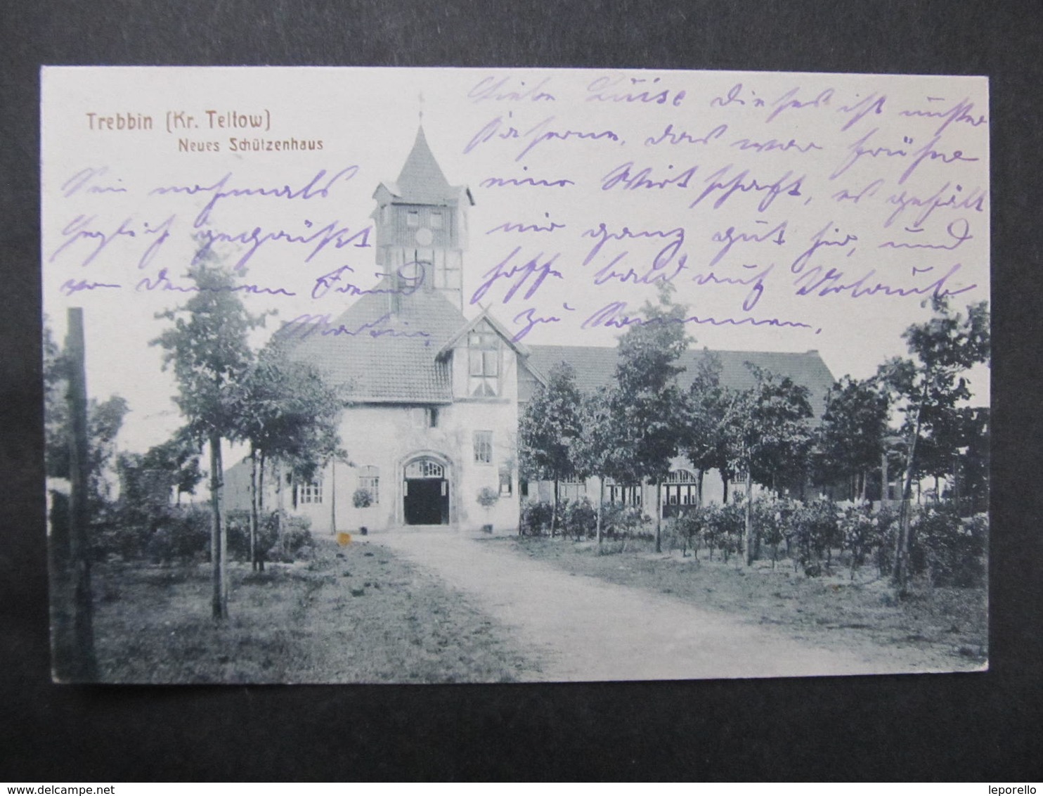 AK TREBBIN Kr. Teltow 1917 Feldpost  ////  D*35811 - Trebbin