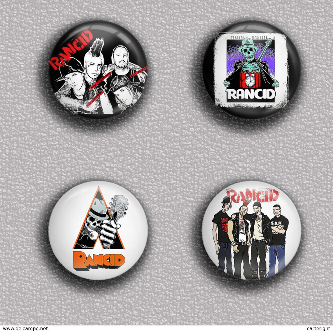 35 X Rancid Band Music Fan ART BADGE BUTTON PIN SET 2 (1inch/25mm Diameter) - Musique