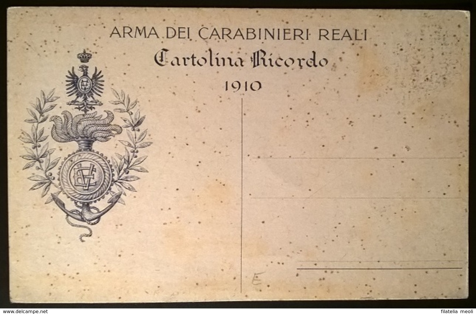 CARTOLINA NAVI CARABINIERI 1910 - Guerra