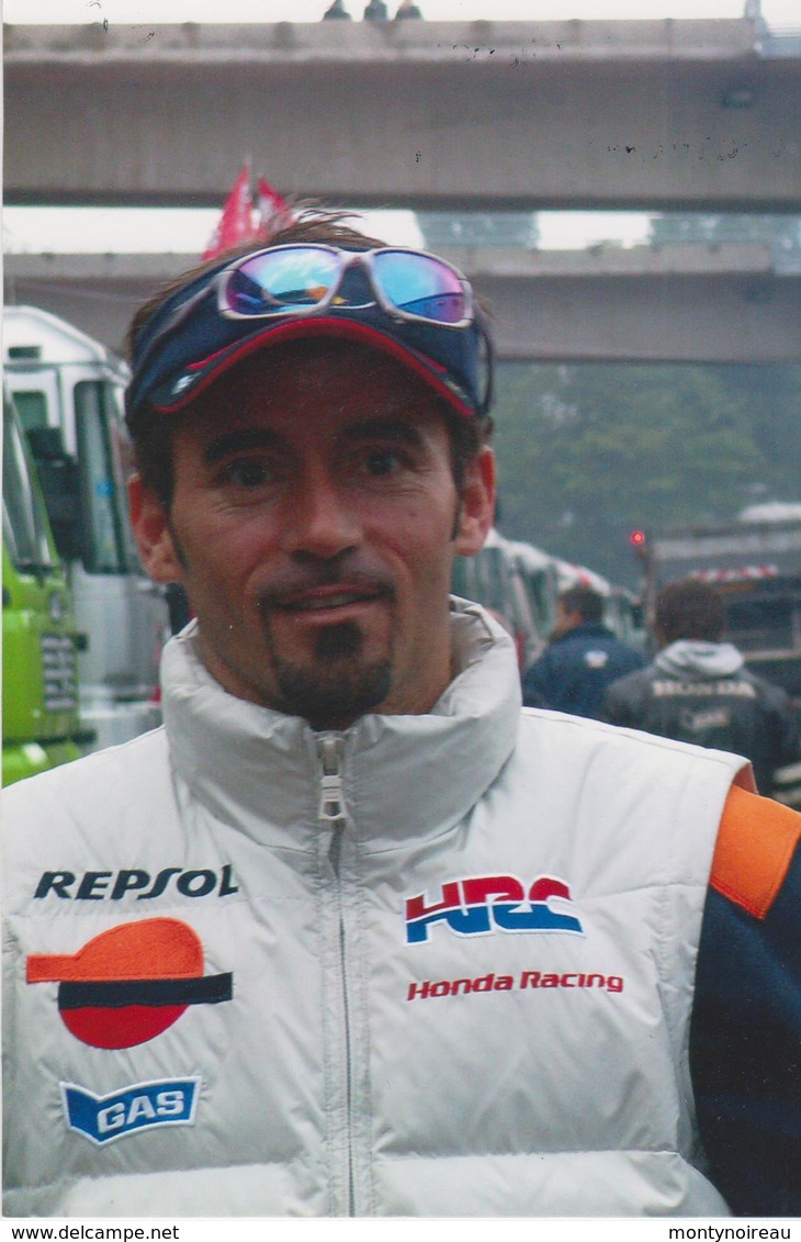 Célébrité :  Sport :  Photo 15 Par 10 Cm  Envv. :  Moto  BIAGGI , Super  Bike - Sportsmen