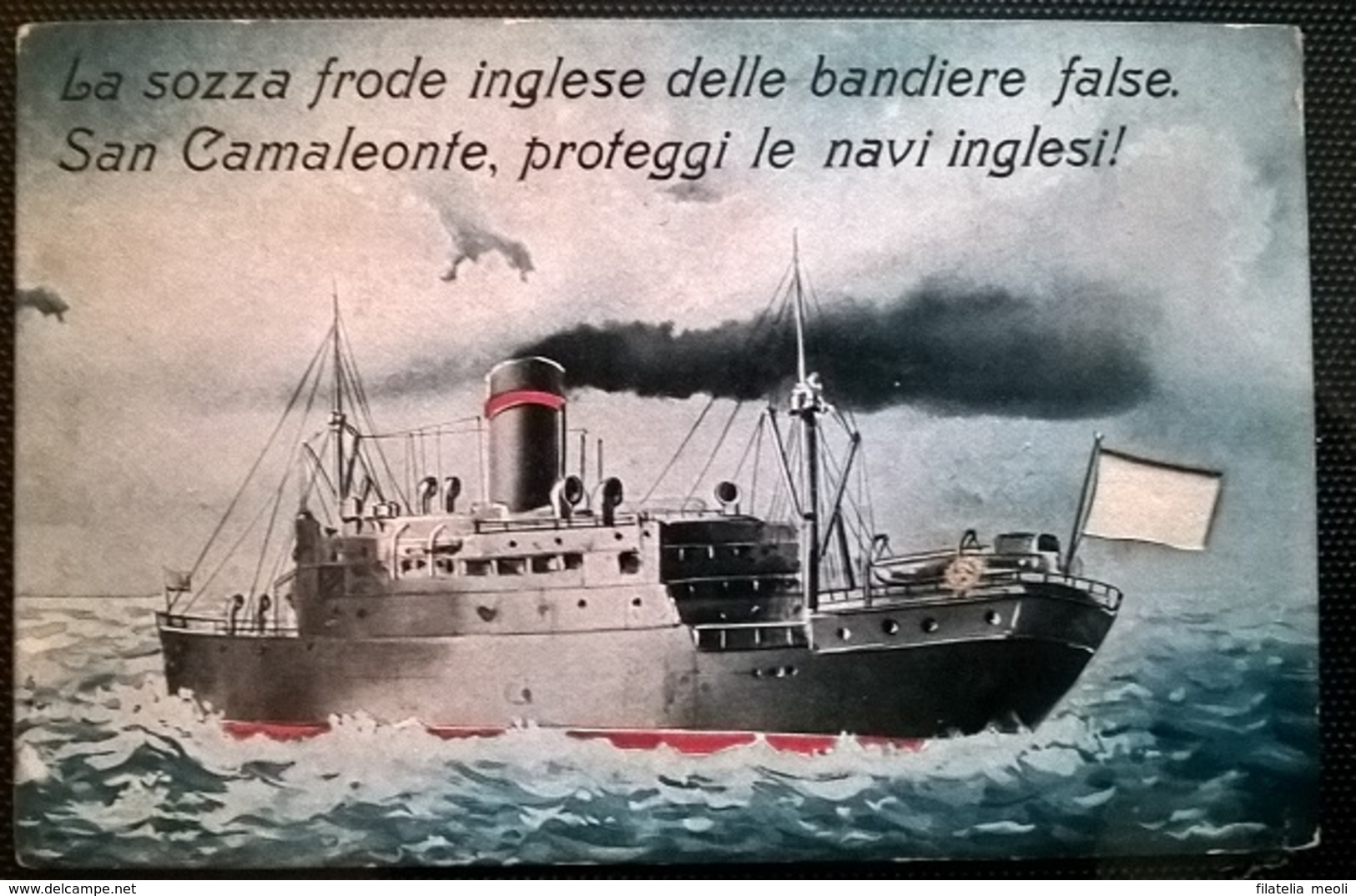 CARTOLINA NAVI INGLESI - Guerra