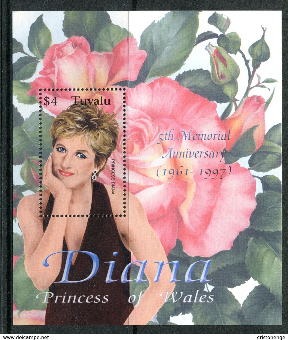 Tuvalu 2003 Fifth Death Anniversary Of Diana, Princess Of Wales MS MNH (SG MS1092) - Tuvalu