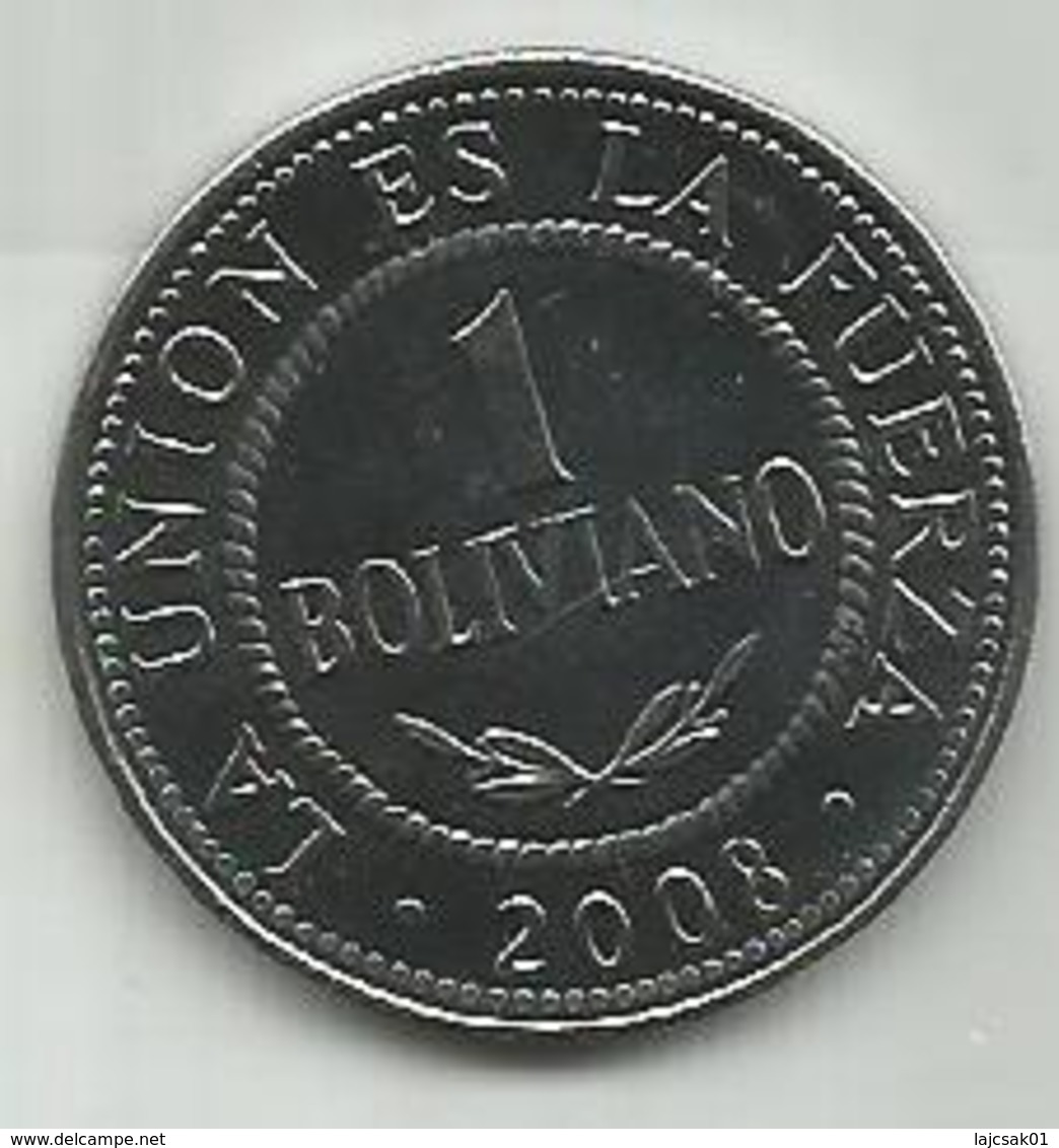 Bolivia 1 Boliviano 2008. - Bolivie