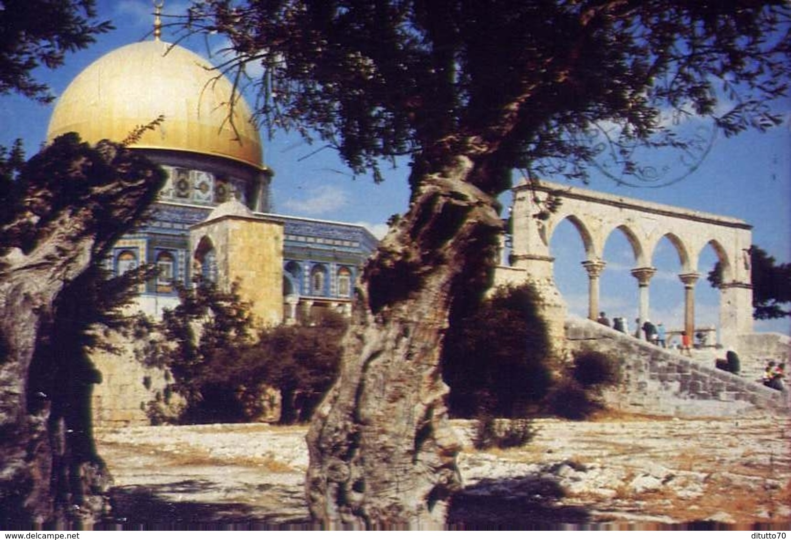 Jerusalem - The Dome Of The Rock - Formato Grande Viaggiata – E 9 - Israele