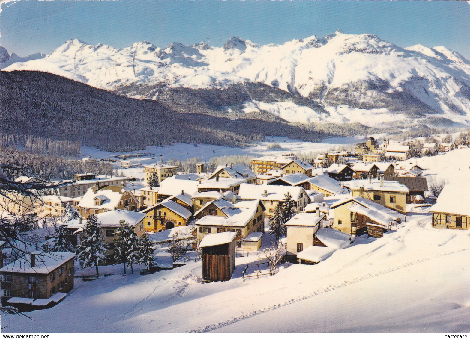 SUISSE,SWITZERLAND,HELVETIA,SWISS,PONTRESINA,GRISONS - Pontresina