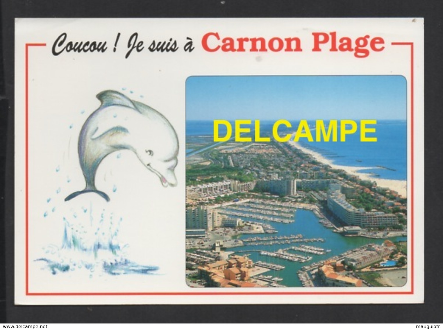 DF / 34 HÉRAULT / MAUGUIO - CARNON / CARNON-PLAGE / VUE GENERALE AÉRIENNE / 1995 - Mauguio