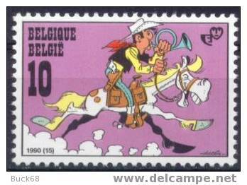 BELGIQUE 2390 ** MNH LUCKY LUKE Comics Bande Dessinée BD JOLLY JUMPER De MORRIS - Neufs