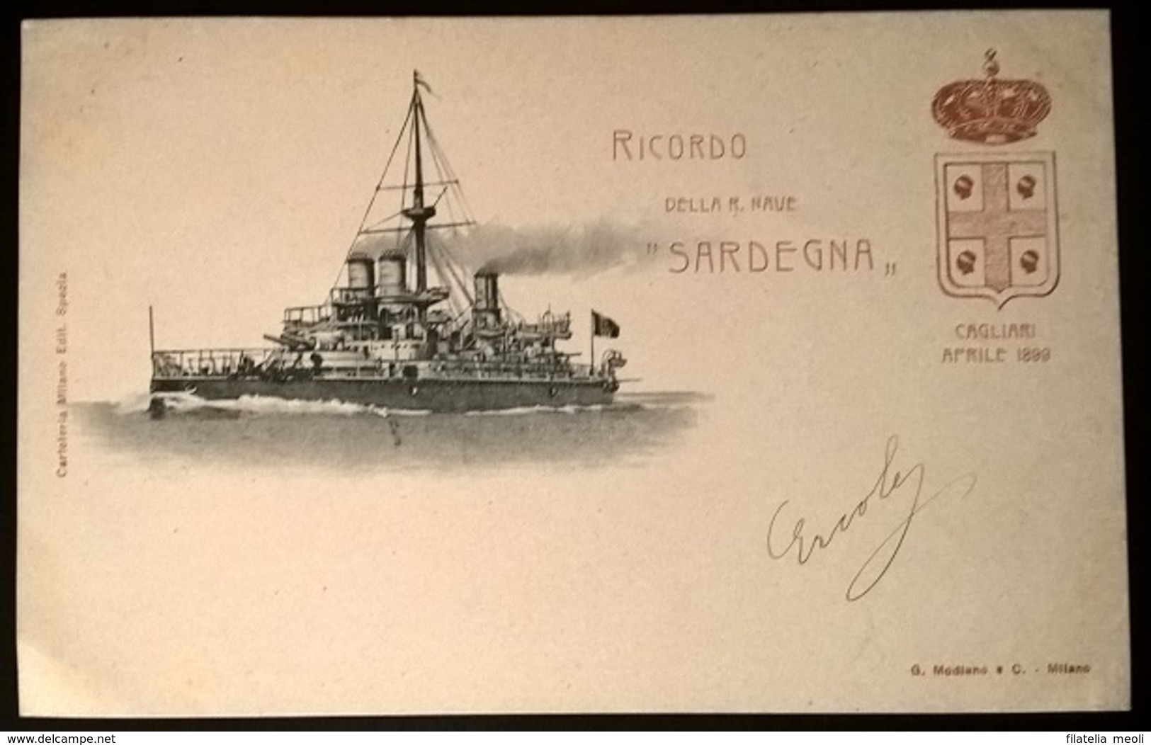 REGIA NAVE SARDEGNA - Krieg