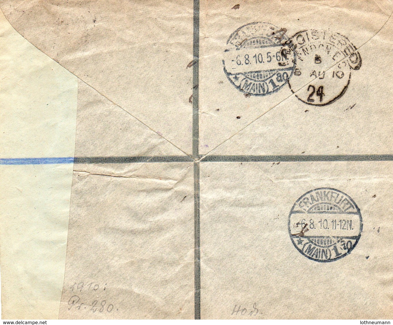 GB 1904: Used Private Stationary Envelope 4 D + 1/2 D EVII, See Scan (some Folds); Ascher No. 280    O - Briefe U. Dokumente