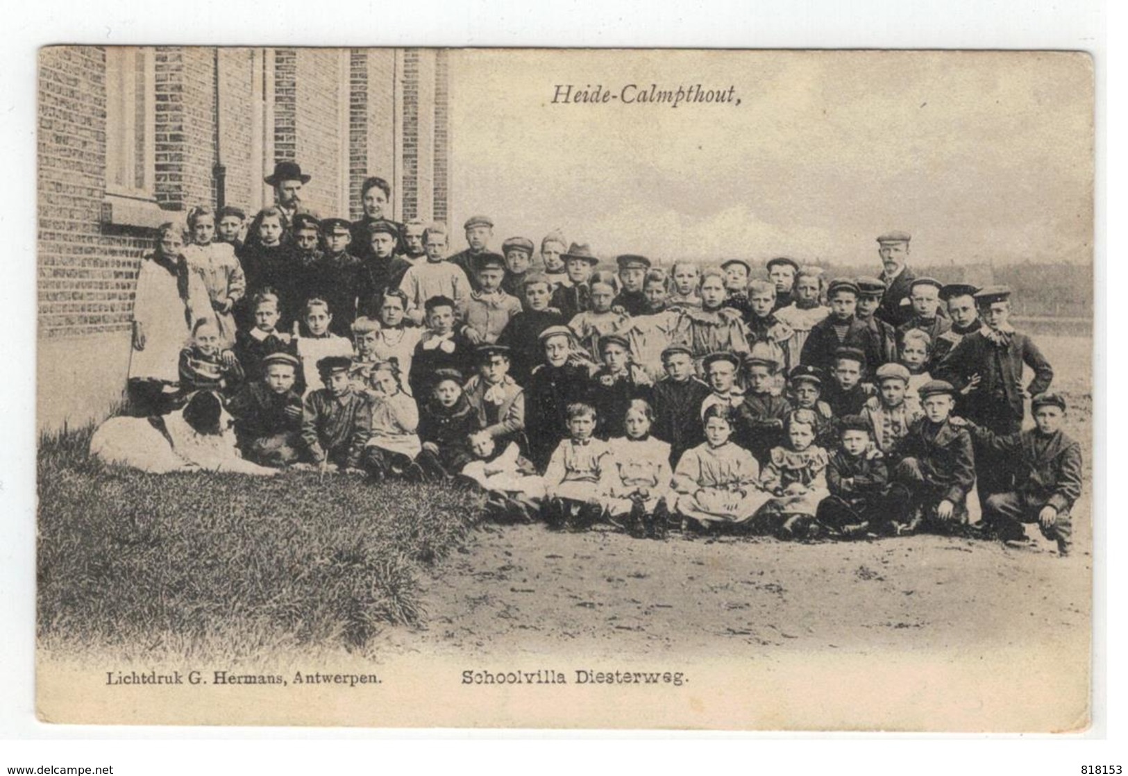 Heide-Calmpthout,  Schoolvilla Diesterweg   Lichtdruk G.Hermans - Kalmthout