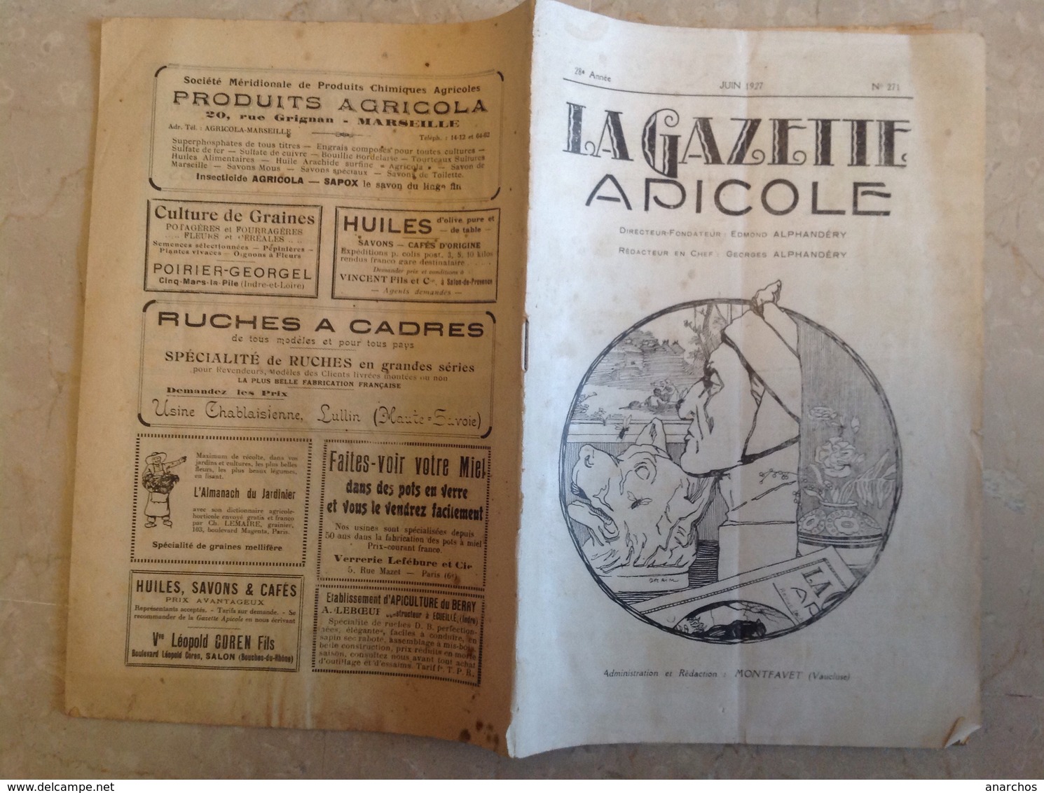 La Gazette Apicole 1927 Abeille Environ 30 Pages - 1900 - 1949