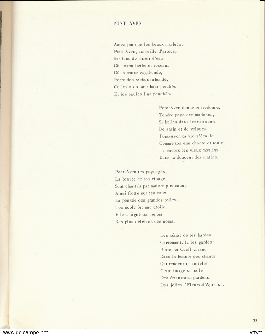 1984 : La Vie Et L'oeuvre De PAULETTE DE LA MER, Dédicacé, Editions Dany Thibaud, 70 Pages (22 Cm Sur 28) Très Bon état - Bretagne