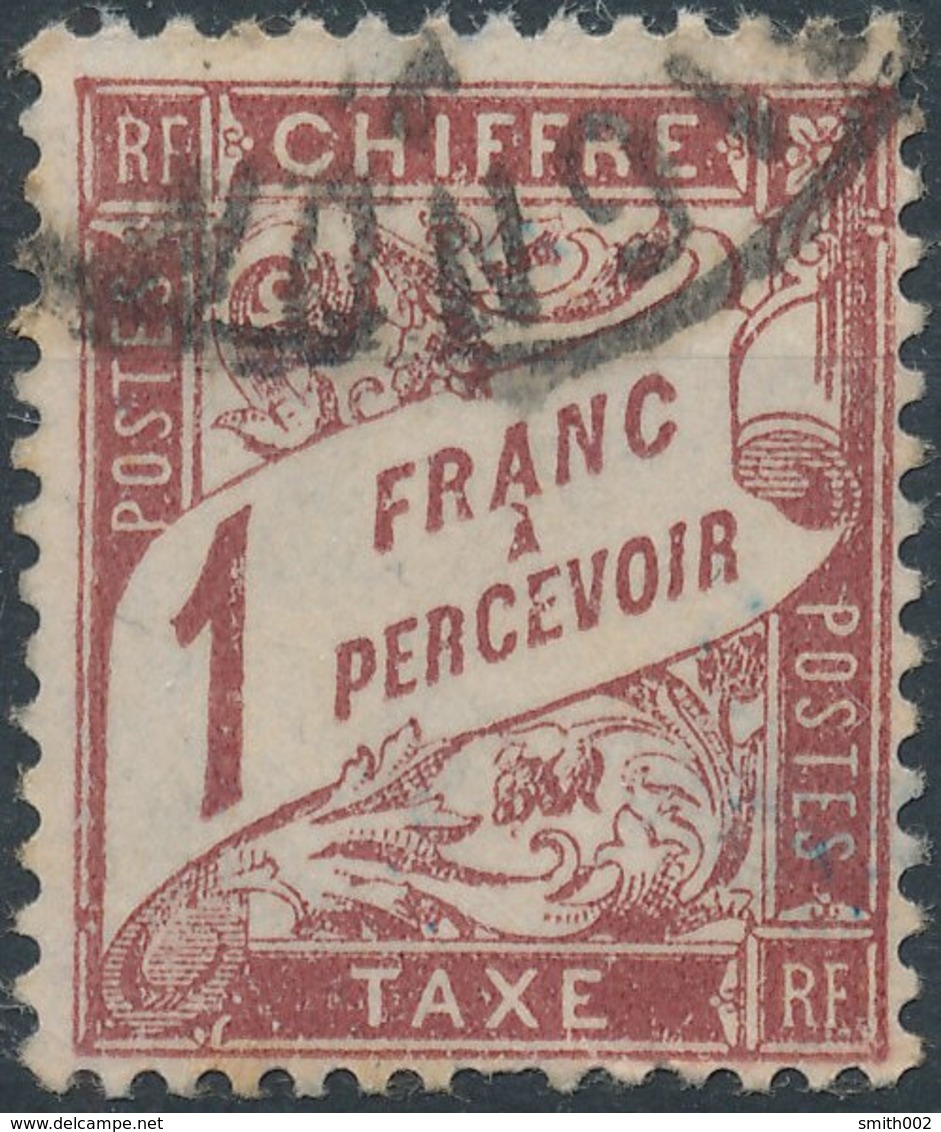 FRANCE - 1882/88 Timbre Taxe No 25 1Fr - Autres & Non Classés