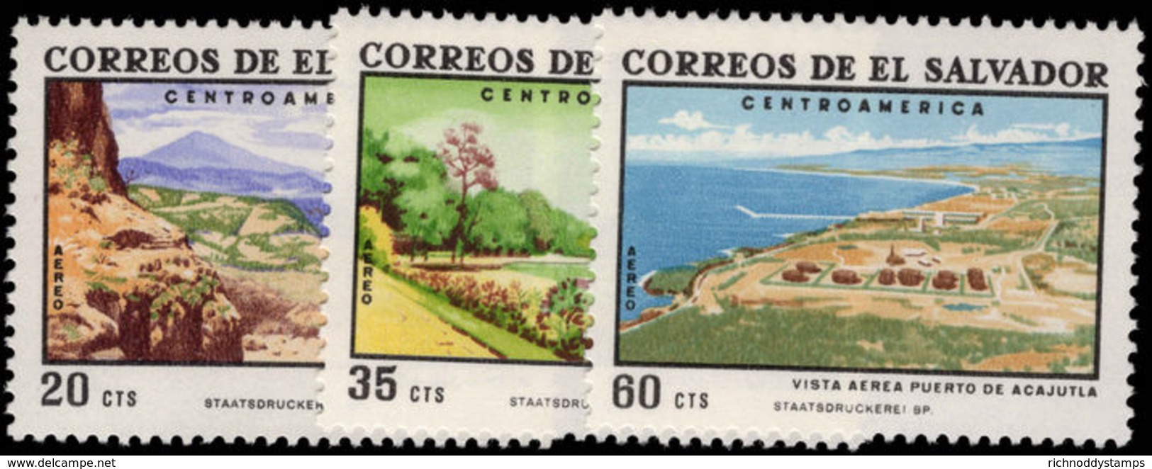 El Salvador 1969 Tourism Air Set Unmounted Mint. - El Salvador