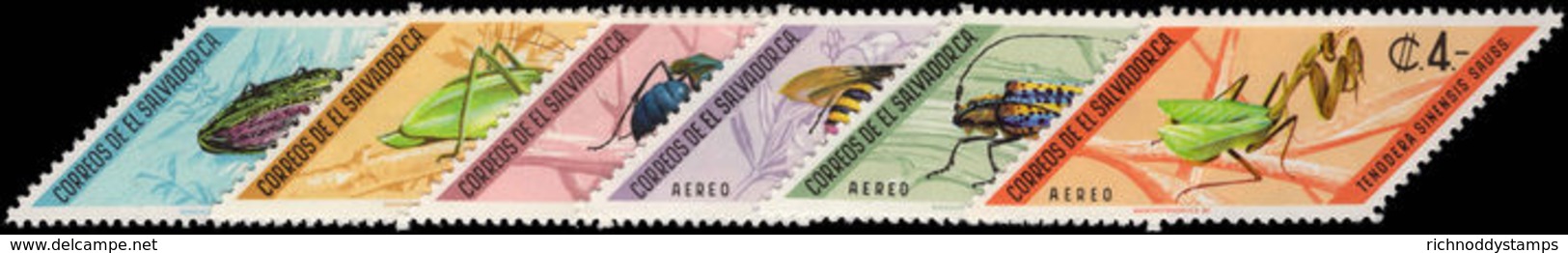 El Salvador 1970 Insects Unmounted Mint. - El Salvador