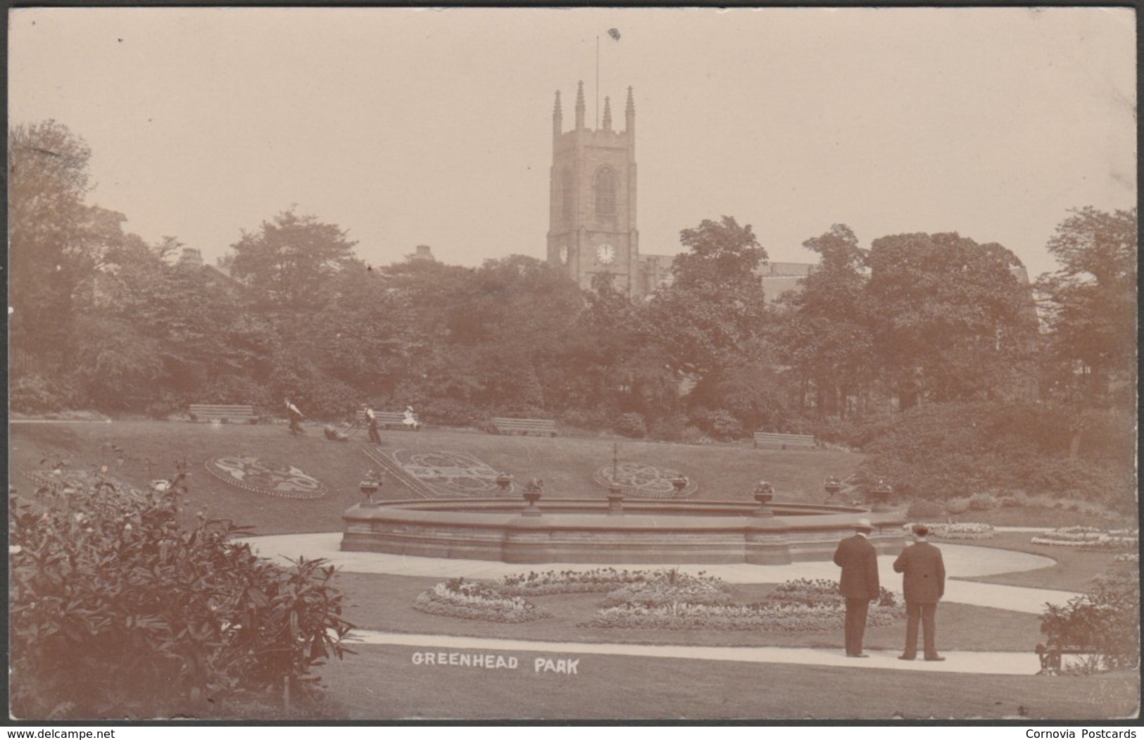 Greenhead Park, Huddersfield, Yorkshire, C.1905-10 - RP Postcard - Other & Unclassified