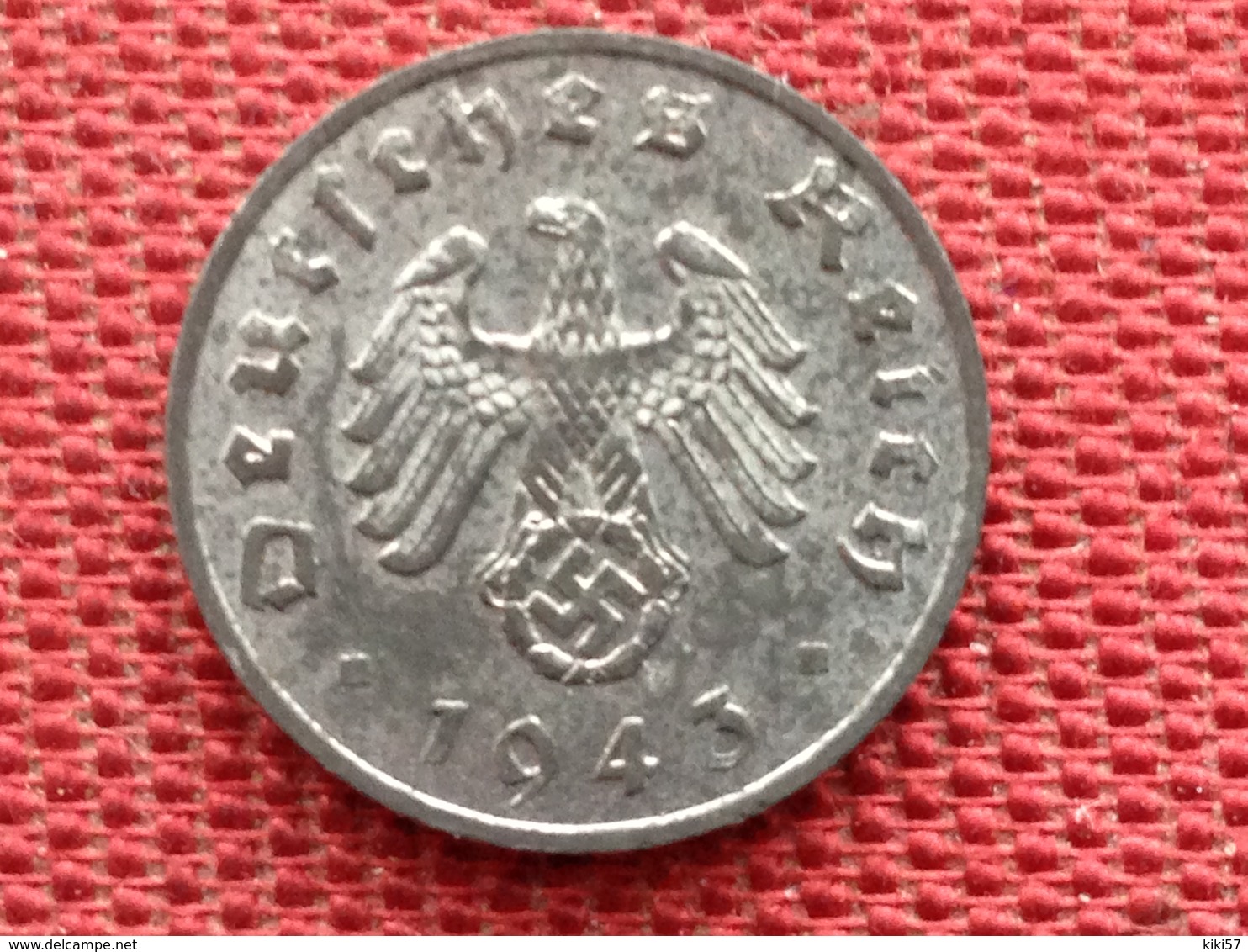 ALLEMAGNE Monnaie De 1 Reichpfennig 1943 F Jamais Circulé état Rare - 1 Reichspfennig