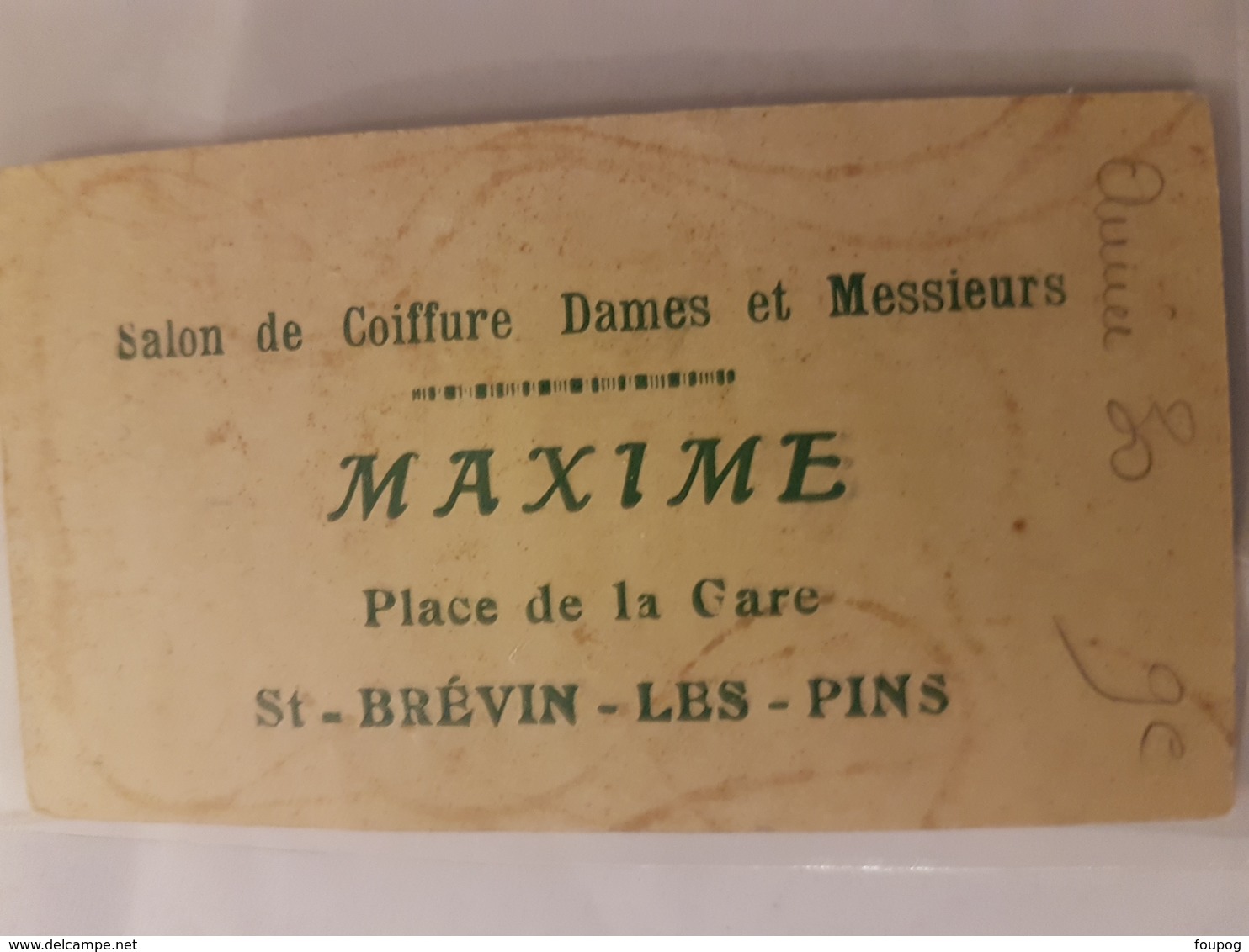 ANCIENNE CARTE PARFUMEE PIVER MASCARADE - Oud (tot 1960)