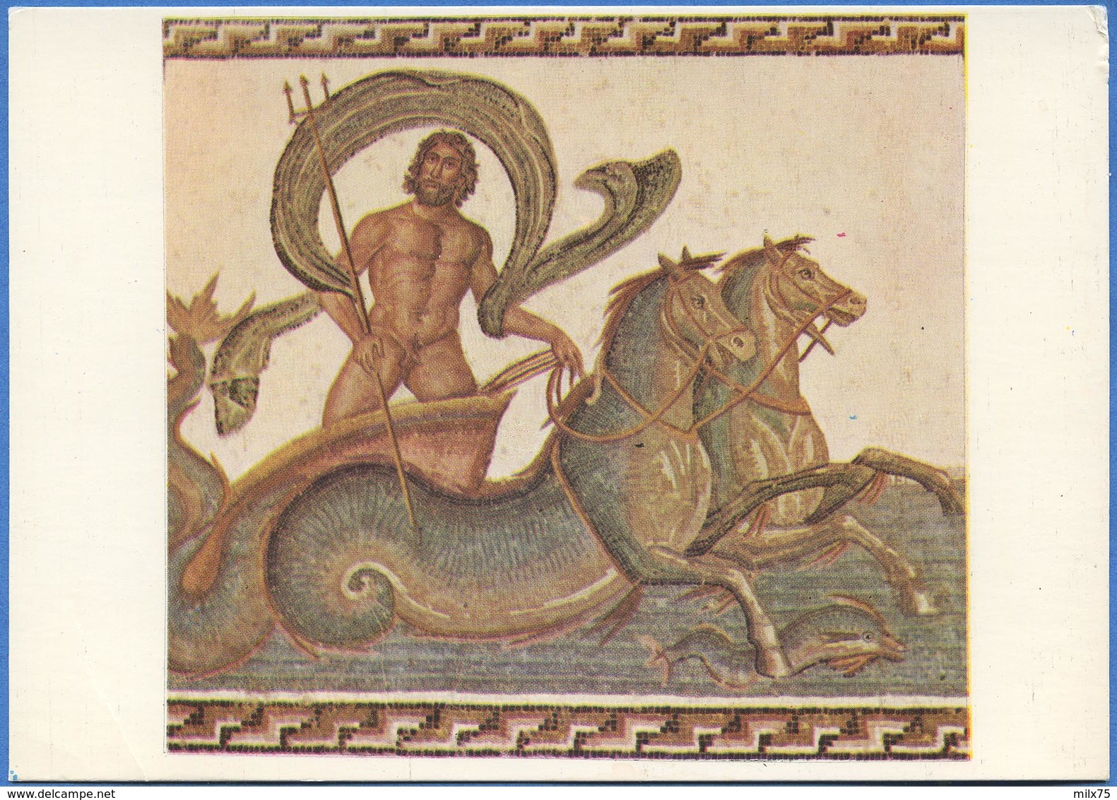 Mosaïque "Triomphe De Neptune" III E.s.  Ap. J.C.  (Musée Archéologique De Sousse) - Peintures & Tableaux