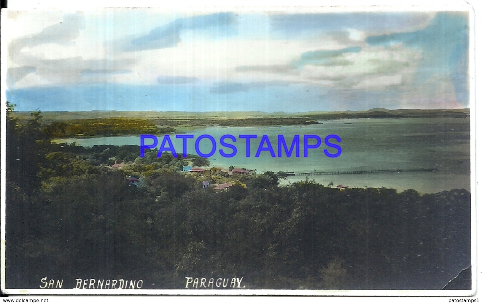 105657 PARAGUAY SAN BERNARDINO VISTA GENERAL PHOTO NO POSTAL POSTCARD - Paraguay