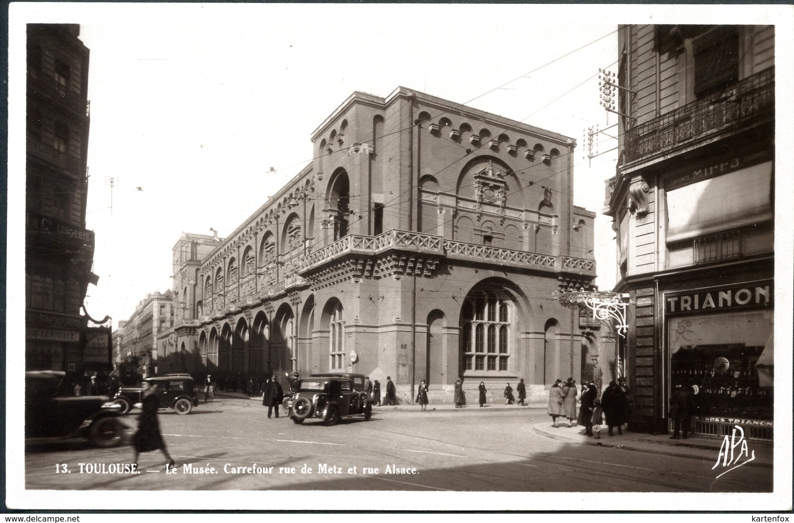 Toulouse, Le Musee. Carrefour Rue De Metz Et Rue Alsace, - Toulouse