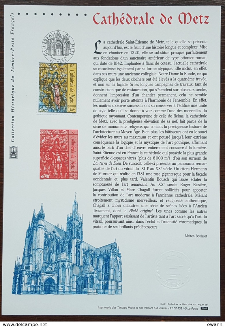 COLLECTION HISTORIQUE - YT N°3498 - CATHEDRALE DE METZ - 2002 - 2000-2009