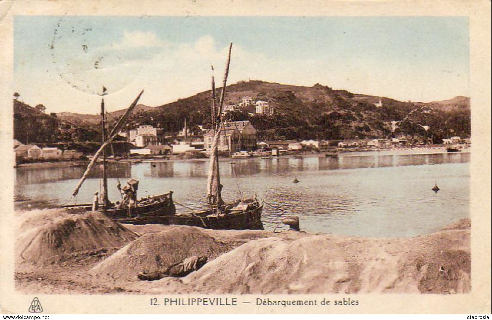 ALGERIE  PHILIPPEVILLE  Débarquement De Sables  .... - Skikda (Philippeville)