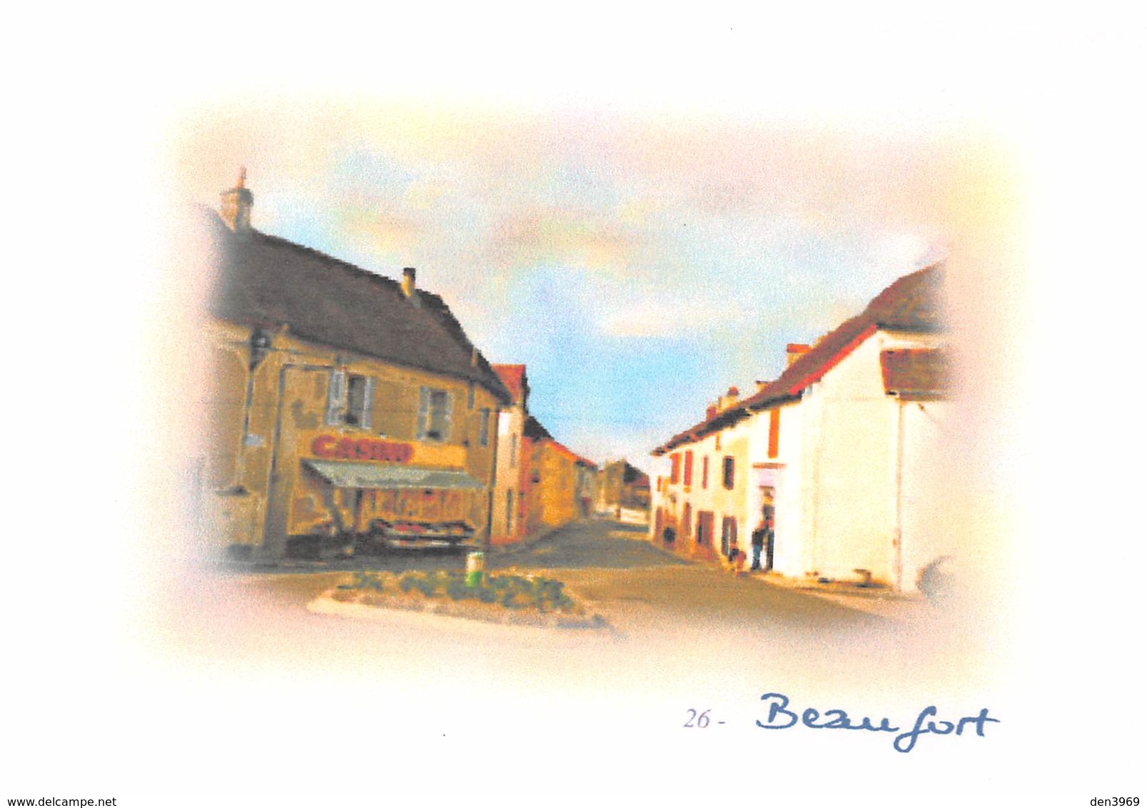 Beaufort - Devant La Mairie - TL 32 Ex Signée Par Le Photographe "Coralix" - Beaufort