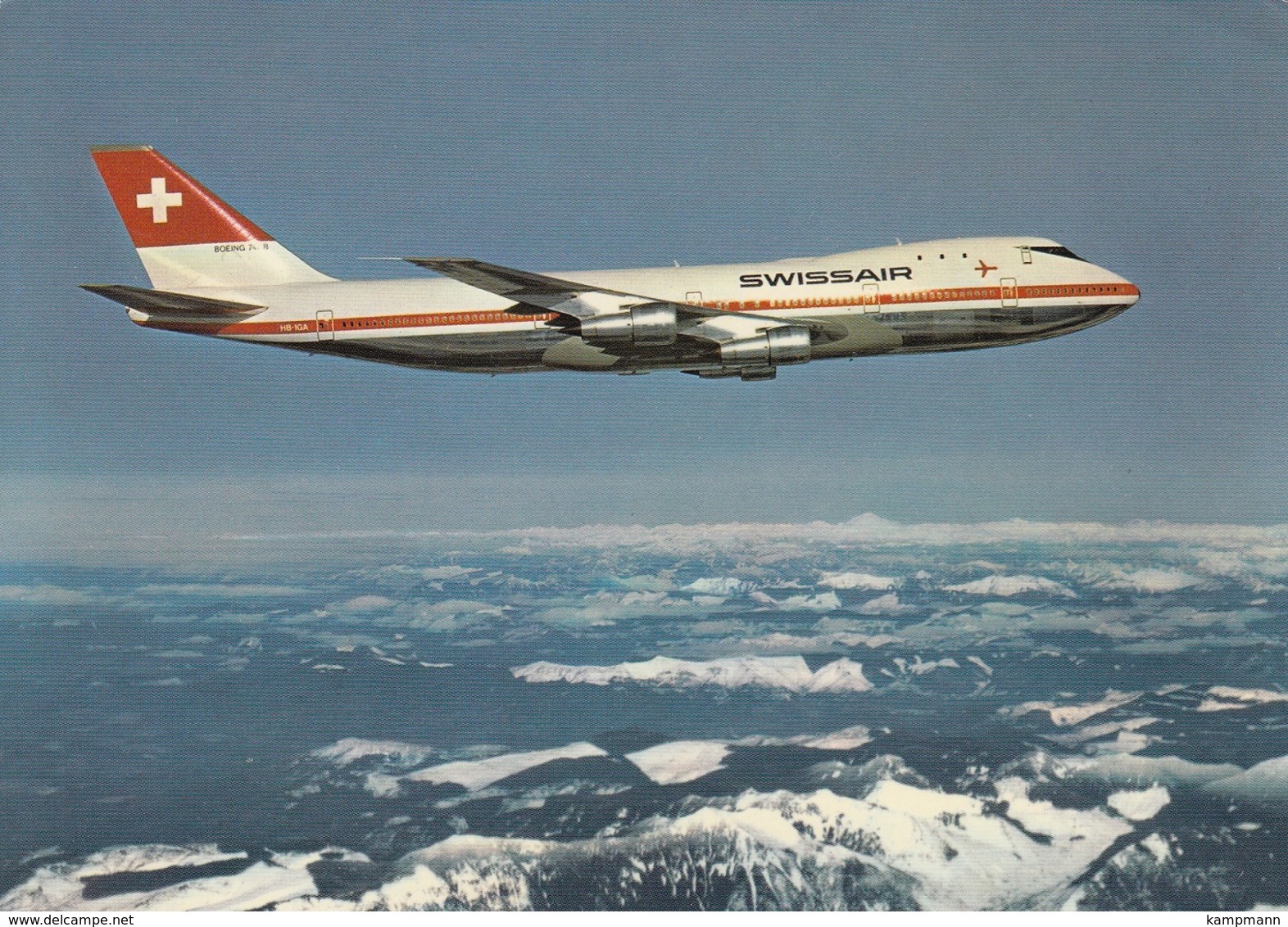 Swissair,Boeing 747 B, Ungelaufen - 1946-....: Ere Moderne