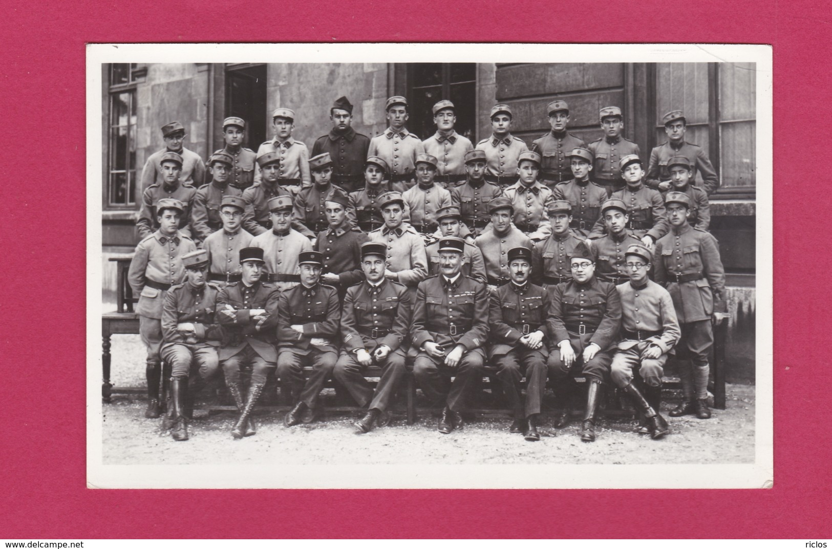 MILITARIA - LYON- ECOLE DU SERVICE DE SANTE MILITAIRE - MARS 1936 - Personnages