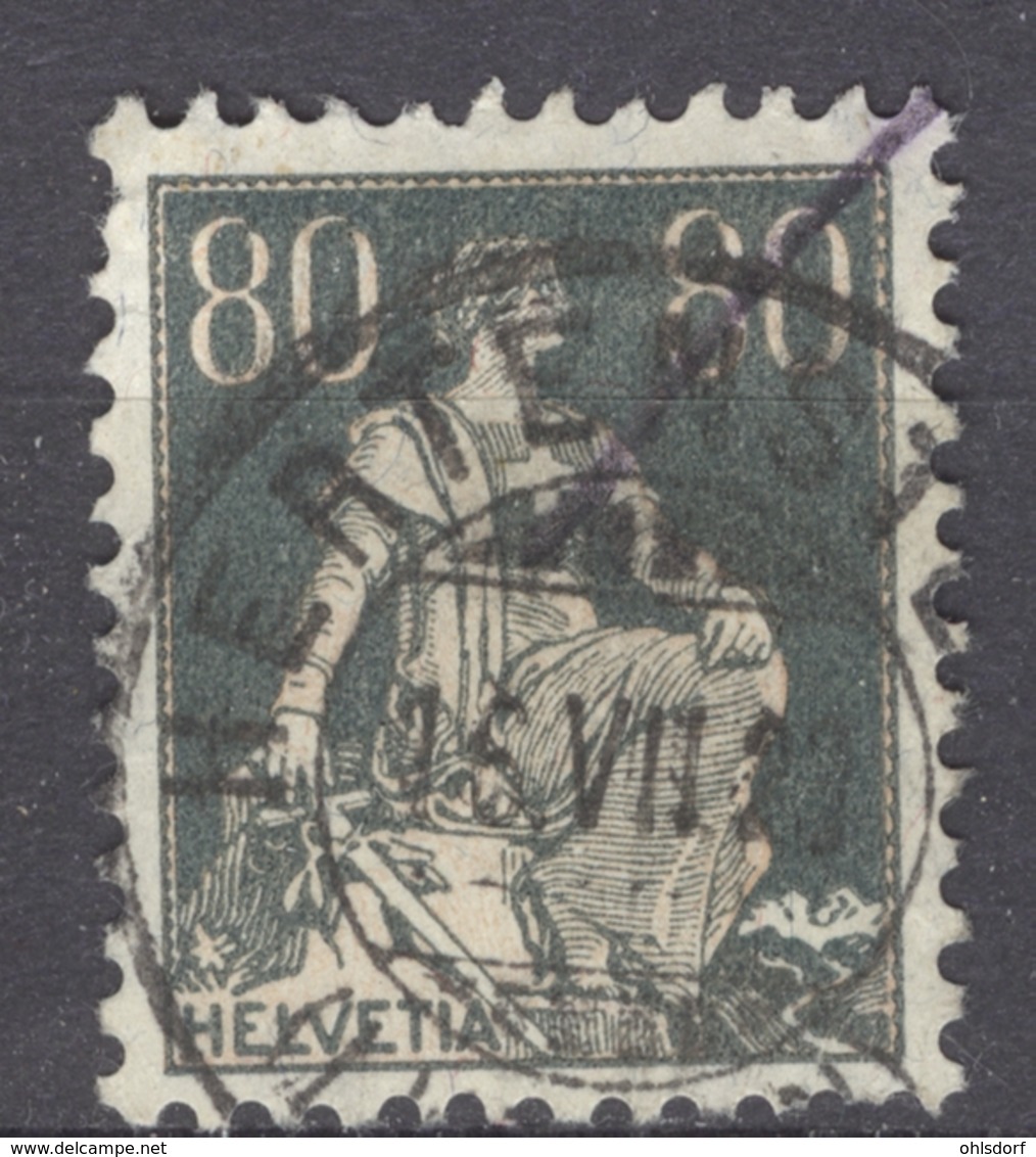 HELVETIA 1915: Mi 141 / YT 166, O - FREE SHIPPING ABOVE 10 EURO - Used Stamps