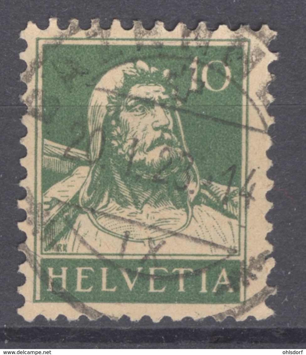 HELVETIA 1921: Mi 164 / YT 161, O - FREE SHIPPING ABOVE 10 EURO - Used Stamps