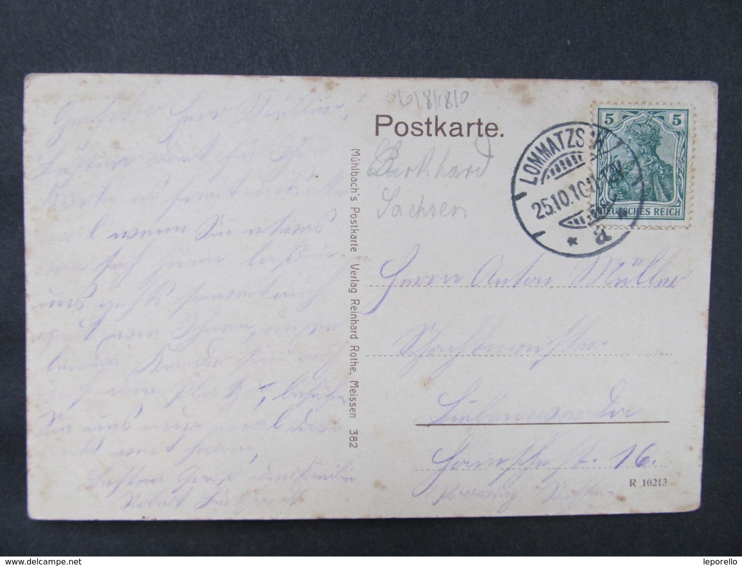 AK LOMMATZSCH 1910 Postamt ////  D*35919 - Lommatzsch