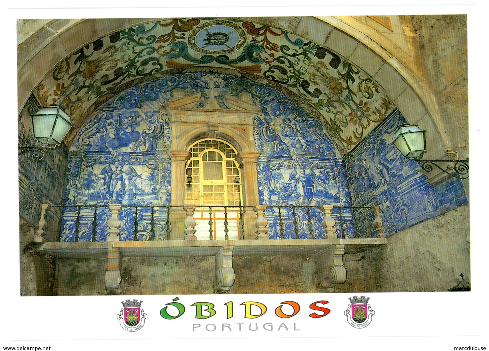 Obidos. Oratorio Da Porta Da Vila. Costa De Prata. Azulejos. Oratoire. - Sonstige & Ohne Zuordnung