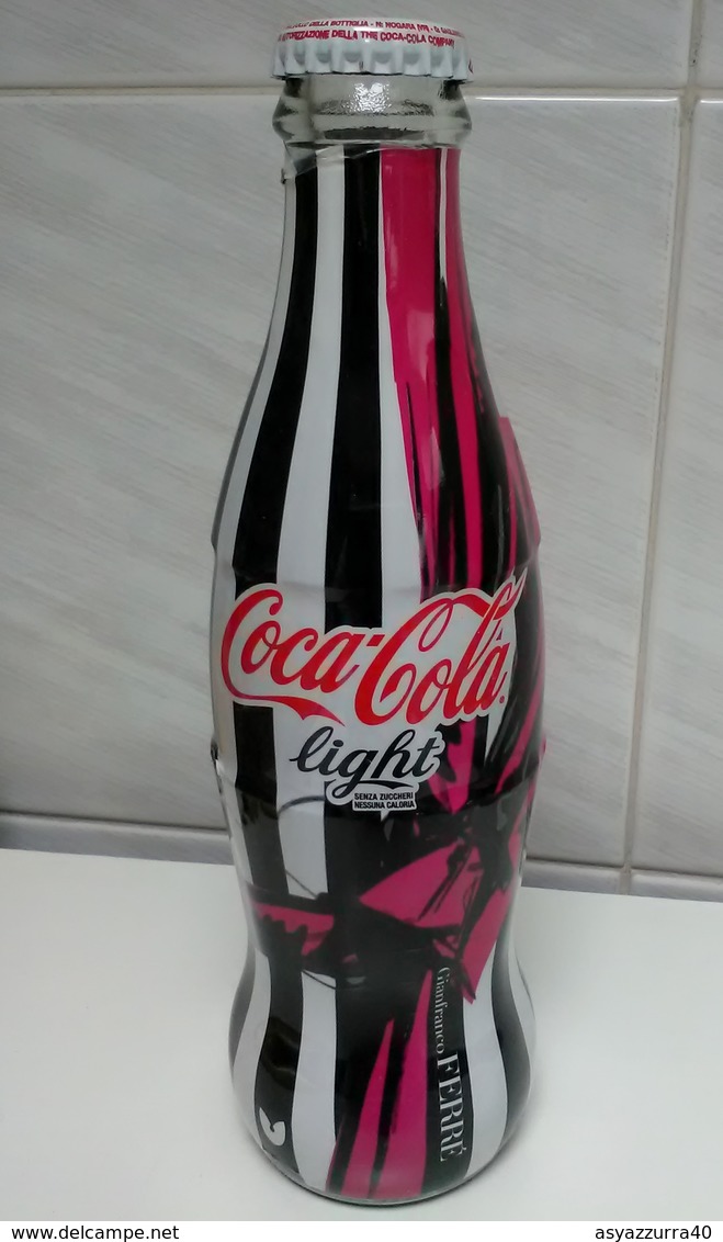 FERRE' - COCA COLA LIGHT TRIBUTE TO FASHION 2010 - BOTTIGLIETTA ML. 250 - COLLEZIONISMO - Flaschen