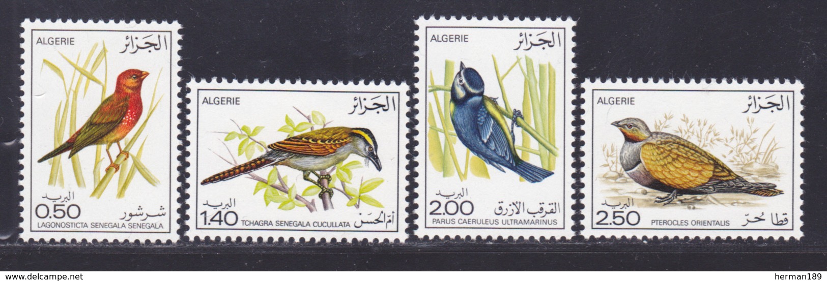 ALGERIE N°  635 à 638 ** MNH Neufs Sans Charnière, TB (D8024) Oiseaux Divers - 1976 - Algérie (1962-...)