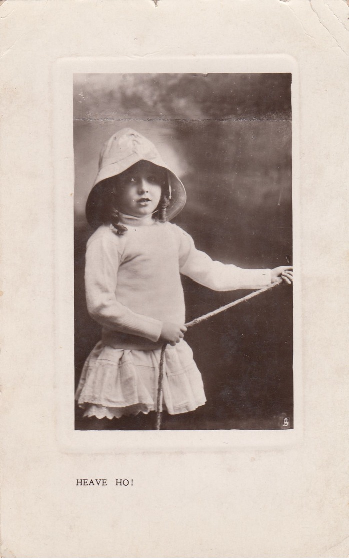 TUCK #5330, Girl Holding A Rope "HEAVE HO!" , 1909 - Other & Unclassified