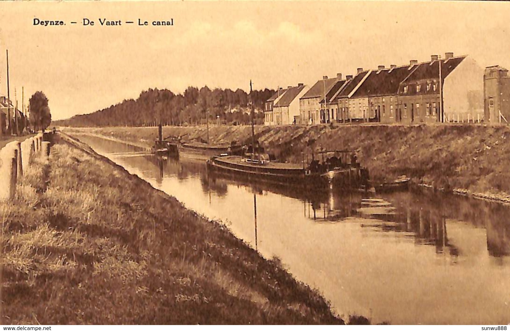 Deinze Deynze - De Vaart - Le Canal (Uitg. Bouweraerts) - Deinze