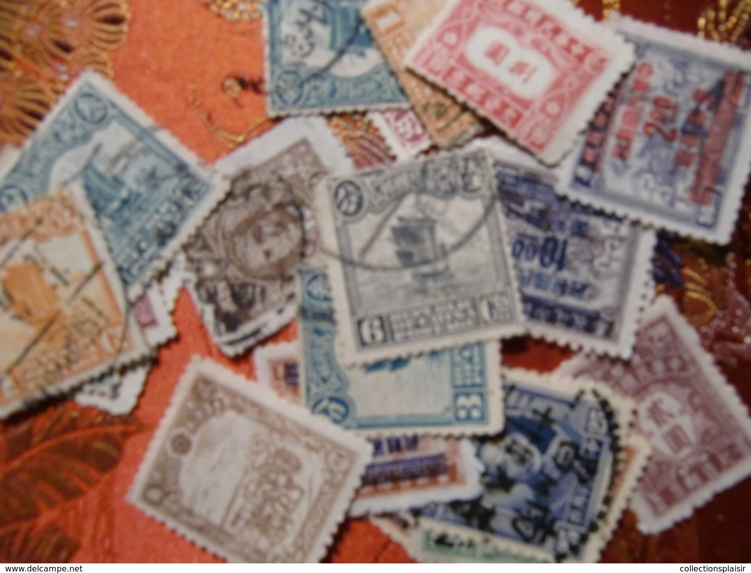 LIQUIDATION CHINE AVEC CPA LETTRES ET TIMBRES DIVERS