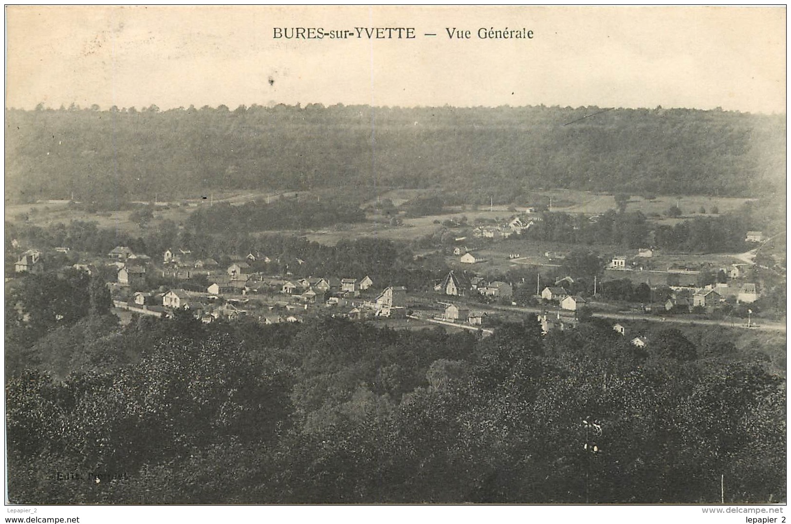 91 BURES SUR YVETTE Vue Générale CPA - Bures Sur Yvette