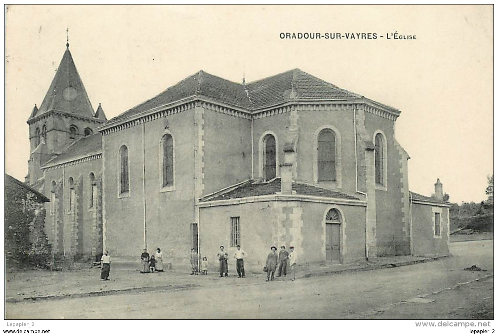 87 ORADOUR SUR VAYRES L'église CPA - Oradour Sur Vayres