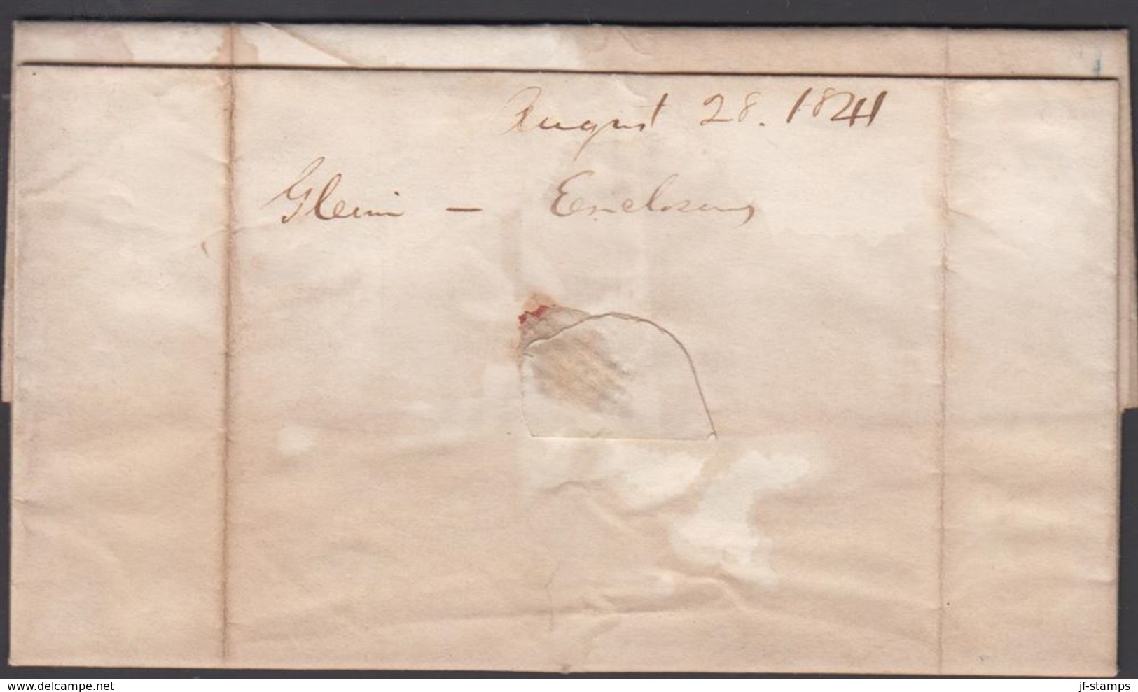 1841. LEBANON AUG 21 PENN. By Hand 40. Dated Lebanon Bank August 27 1841. To Columbia... () - JF301333 - …-1845 Voorfilatelie